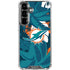 NFL Miami Dolphins Tropical Print Galaxy S26 Plus Clear Case