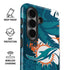 NFL Miami Dolphins Tropical Print Galaxy S26 Plus Impact Case
