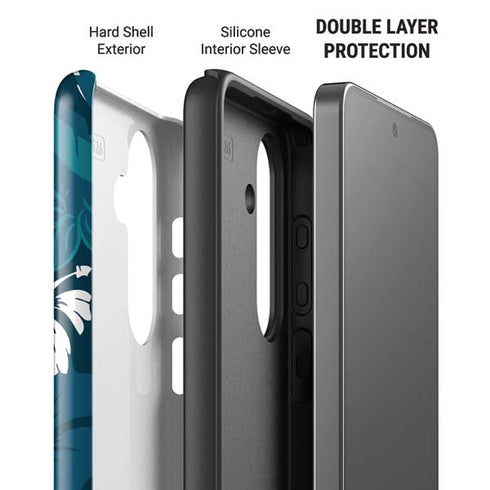NFL Miami Dolphins Tropical Print Galaxy S26 Plus Impact Case