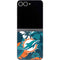 NFL Miami Dolphins Tropical Print Galaxy Z Flip6 Skin