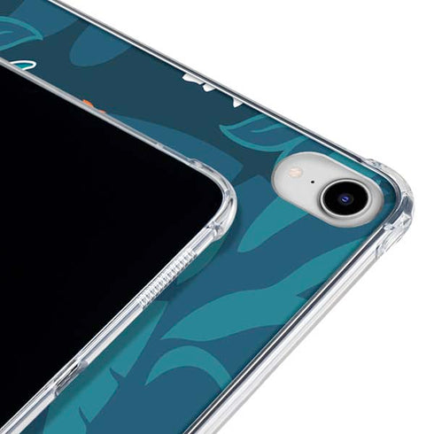 NFL Miami Dolphins Tropical Print iPad 11th Gen (2025) Clear Case
