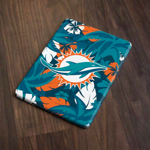 NFL Miami Dolphins Tropical Print Apple iPad Skin