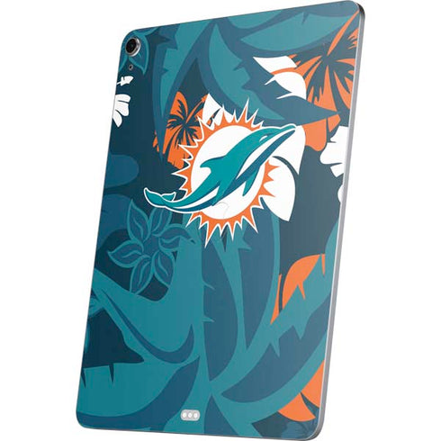 NFL Miami Dolphins Tropical Print Apple iPad Air Skin