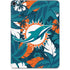 NFL Miami Dolphins Tropical Print Apple iPad Pro Skin