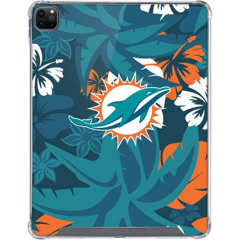 NFL Miami Dolphins Tropical Print iPad Cases
