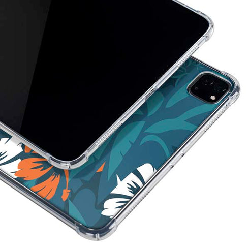 NFL Miami Dolphins Tropical Print iPad Cases