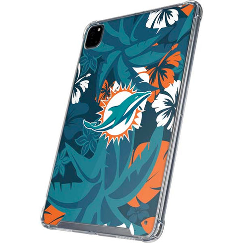 NFL Miami Dolphins Tropical Print iPad Cases