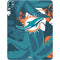 NFL Miami Dolphins Tropical Print iPad Pro 13in M4 (2024) Skin