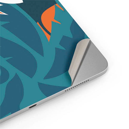 NFL Miami Dolphins Tropical Print iPad Pro 13in M4 (2024) Skin