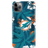 NFL Miami Dolphins Tropical Print iPhone Cases