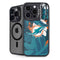 NFL Miami Dolphins Tropical Print iPhone 14 Pro Kickstand Case