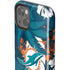 NFL Miami Dolphins Tropical Print iPhone 15 Impact Case