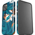 NFL Miami Dolphins Tropical Print iPhone 15 Impact Case