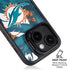 NFL Miami Dolphins Tropical Print iPhone 15 Plus Kickstand Case