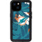 NFL Miami Dolphins Tropical Print iPhone 15 Plus Waterproof Case
