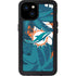 NFL Miami Dolphins Tropical Print iPhone 15 Plus Waterproof Case
