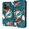 NFL Miami Dolphins Tropical Print iPhone 15 Pro Folio Case