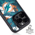 NFL Miami Dolphins Tropical Print iPhone 15 Pro Kickstand Case