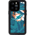 NFL Miami Dolphins Tropical Print iPhone 15 Pro Waterproof Case