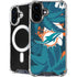 NFL Miami Dolphins Tropical Print iPhone 16 MagSafe Case