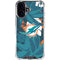 NFL Miami Dolphins Tropical Print iPhone 16 Plus Clear Case