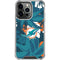 NFL Miami Dolphins Tropical Print iPhone 16 Pro Clear Case