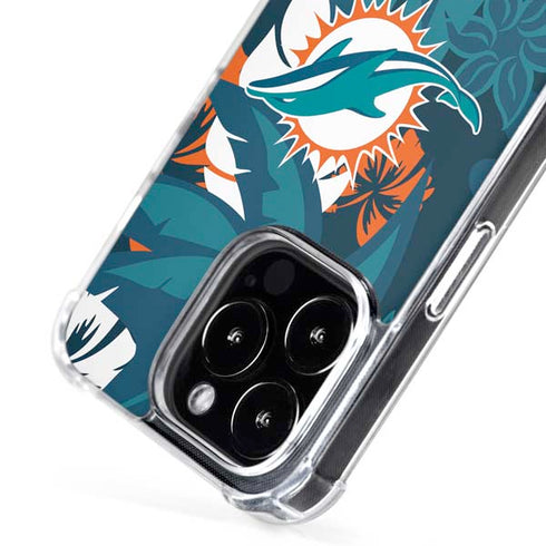 NFL Miami Dolphins Tropical Print iPhone 16 Pro MagSafe Case