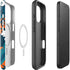 NFL Miami Dolphins Tropical Print iPhone 16 Pro Magsafe Impact Case