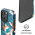 NFL Miami Dolphins Tropical Print iPhone 16 Pro Magsafe Impact Case