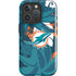 NFL Miami Dolphins Tropical Print iPhone 16 Pro Max Impact Case