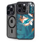 NFL Miami Dolphins Tropical Print iPhone 16 Pro Max Kickstand Case