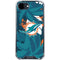 NFL Miami Dolphins Tropical Print iPhone 16e Clear Case