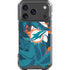 NFL Miami Dolphins Tropical Print iPhone 18 Pro Clear Case
