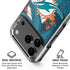 NFL Miami Dolphins Tropical Print iPhone 18 Pro Clear Case