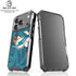NFL Miami Dolphins Tropical Print iPhone 18 Pro Clear Case