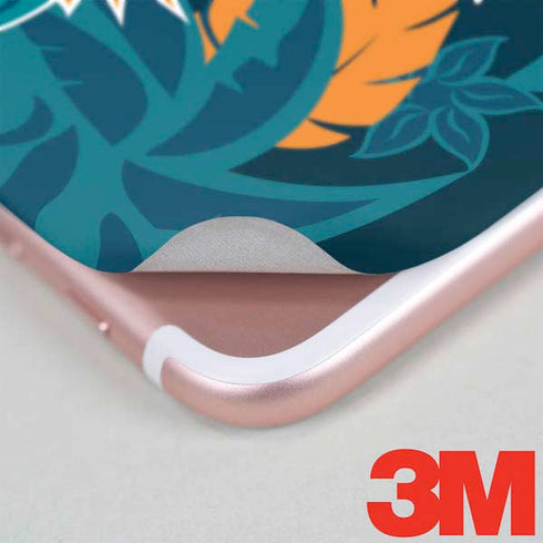 NFL Miami Dolphins Tropical Print iPhone 8 Skin
