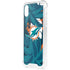NFL Miami Dolphins Tropical Print iPhone XS Clear Case