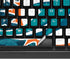 NFL Miami Dolphins Tropical Print K95 RGB PLATINUM Mechanical Gaming Keyboard Skin