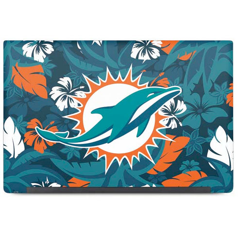 NFL Miami Dolphins Tropical Print Dell Latitude Skin