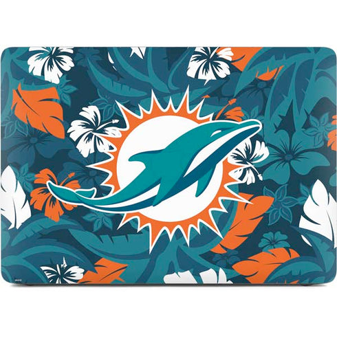 NFL Miami Dolphins Tropical Print Apple MacBook Air Skin