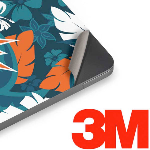 NFL Miami Dolphins Tropical Print Apple MacBook Air Skin