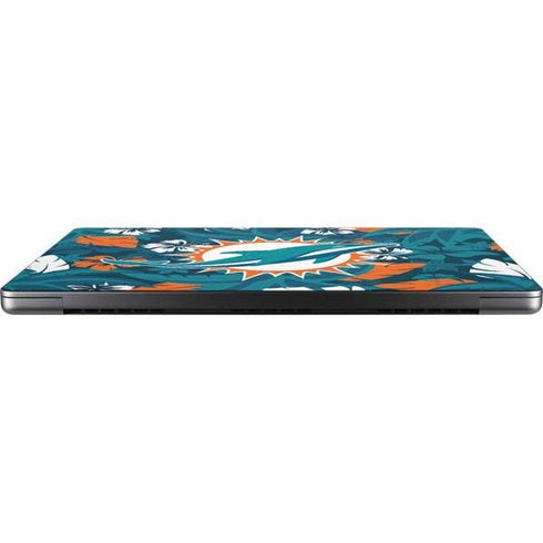 NFL Miami Dolphins Tropical Print Apple MacBook Pro 14-inch Skin