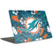 NFL Miami Dolphins Tropical Print MacBook Skins