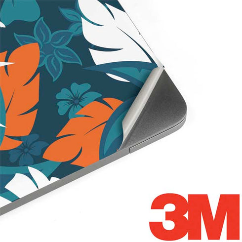 NFL Miami Dolphins Tropical Print MacBook Skins