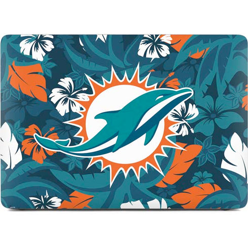 NFL Miami Dolphins Tropical Print Apple MacBook Pro 16-inch Skin