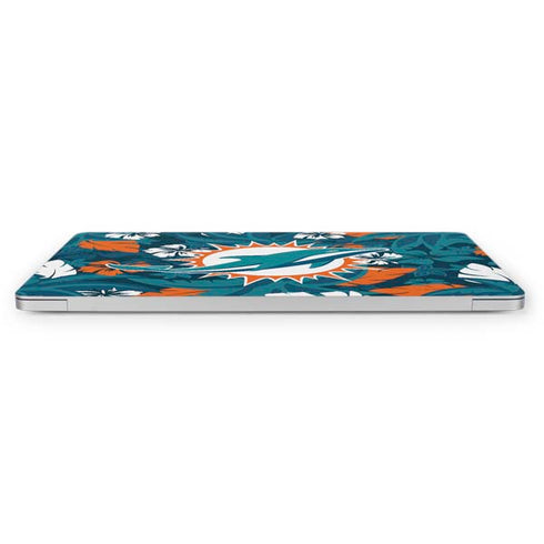 NFL Miami Dolphins Tropical Print Apple MacBook Pro 16-inch Skin
