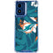 NFL Miami Dolphins Tropical Print Moto G 5G (2024) Clear Case