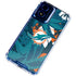 NFL Miami Dolphins Tropical Print Moto G 5G (2024) Clear Case