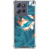 NFL Miami Dolphins Tropical Print Moto G Power 5G (2025) Clear Case