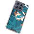 NFL Miami Dolphins Tropical Print Moto G Power 5G (2025) Clear Case